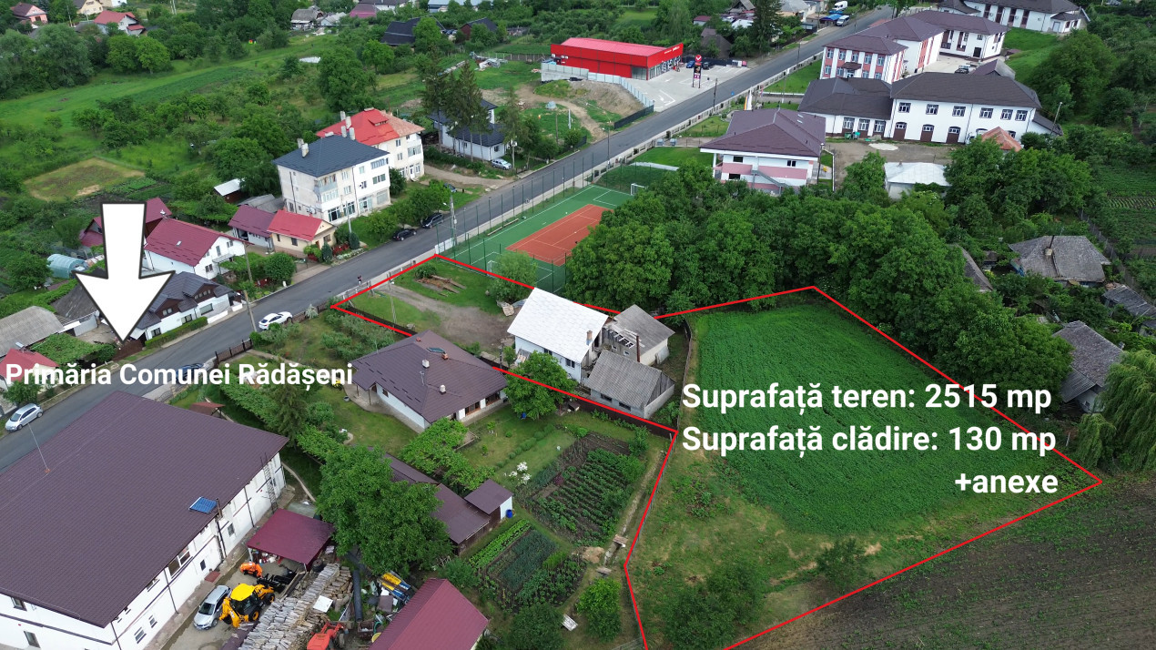 Proprietate Centru Radaseni - 2515 MP 74.990 Euro