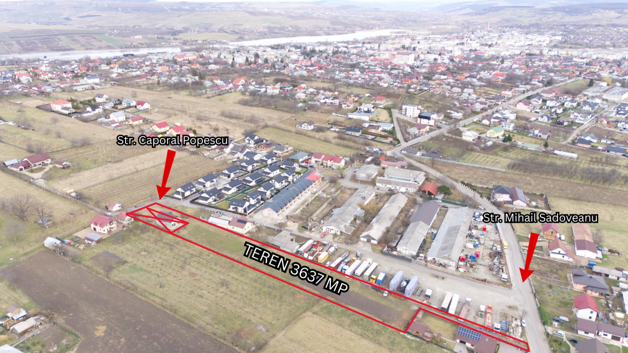 Teren Intravilan in Falticeni, Dumbrava Minunata - 3637 MP