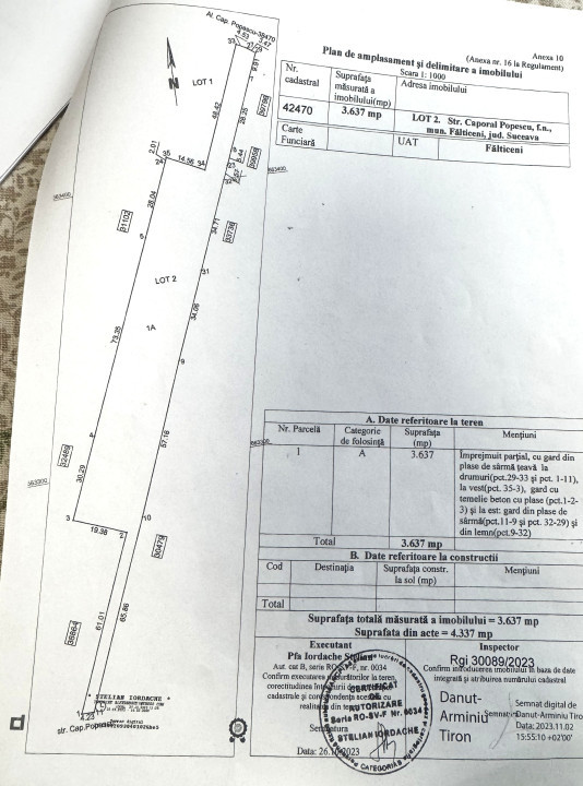 Teren Intravilan in Falticeni, Dumbrava Minunata - 3637 MP