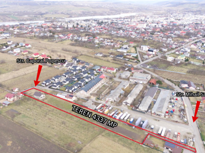 Teren Intravilan + vilă la roșu în Fălticeni, Dumbrava Minunată - 4337 MP