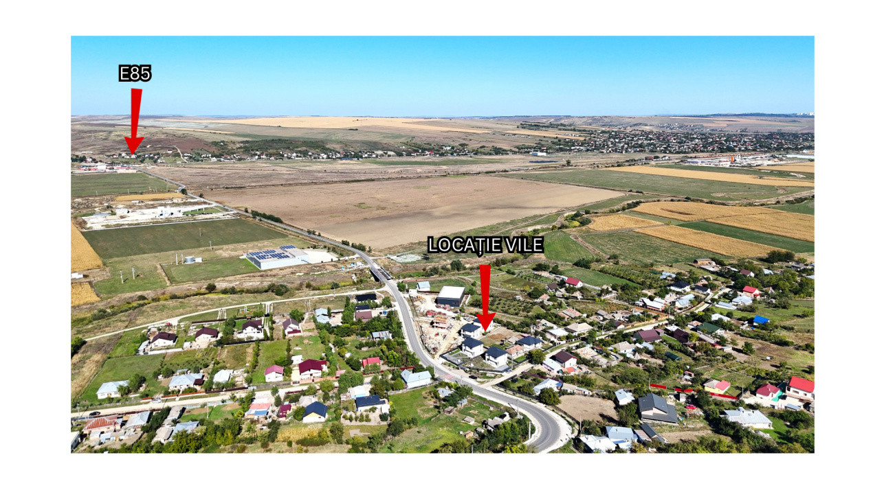 Vilă Individuală P+M, 4 Camere, 2 Băi - Lețcani, Banu