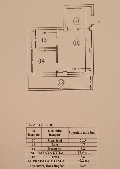 Apartament cu o camera - comision 0%