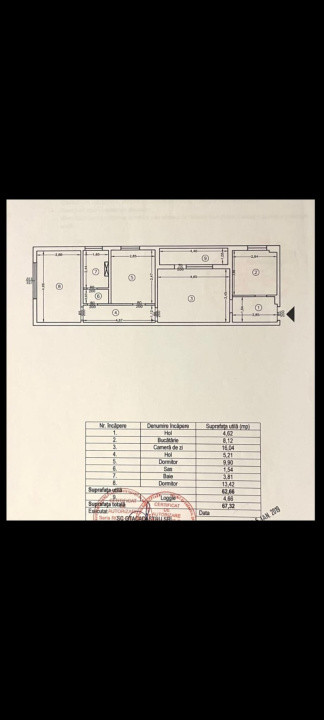 Apartament cu 3 camere in Tatarasi, str Ion Creanga, etaj 2