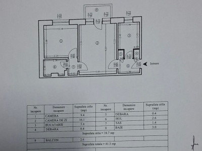 Apartament 2 Camere - Mircea cel Batran, et 1 din 4, nerenovat!