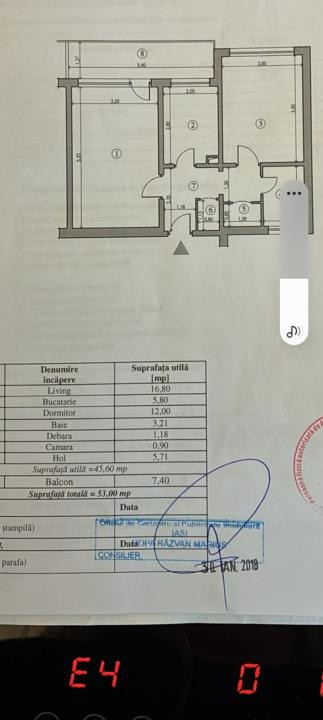 Apartament cu 2 camere decomandate in Podu Ros,  vizavi de Palas, COMISION ZERO!