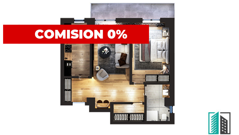 Apartament cu 2 camere in Visani, in complex nou, finalizat!