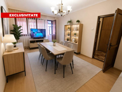 Apartament cu 2 camere semidecomandat renovat, in Tatarasi, cu 2 camere!