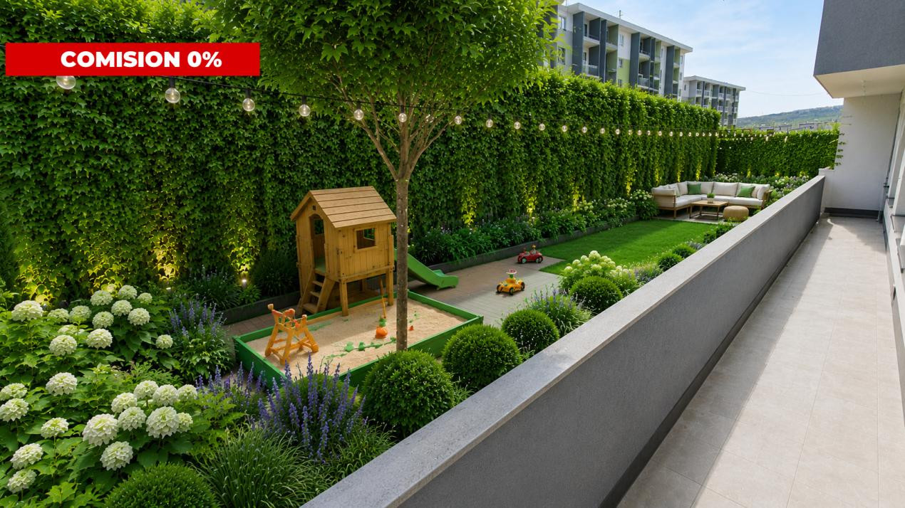 Apartament 2 Camere cu gradina si loc de parcare in proprietate